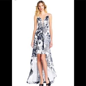 Adrianna papell black multi dress